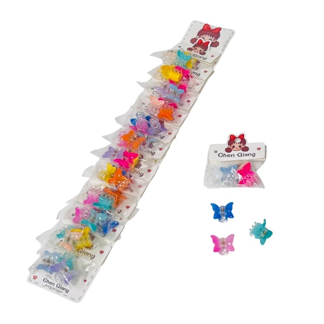3pc BABY Mini Butterfly Claw Clip