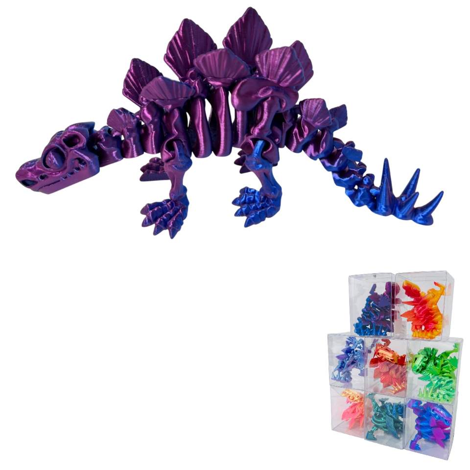 # 3D Printed Model [Stegosaurus] 10''x4.5''