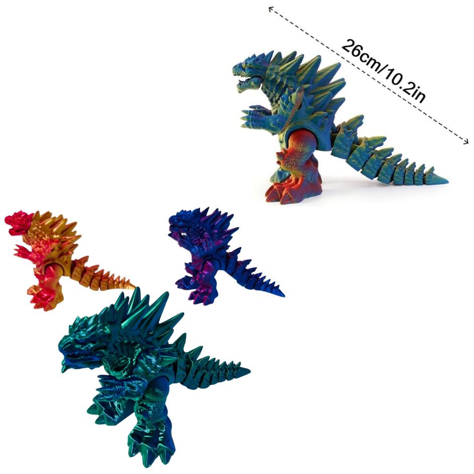 # 3D Printed Model [Godzilla] 7''x10''