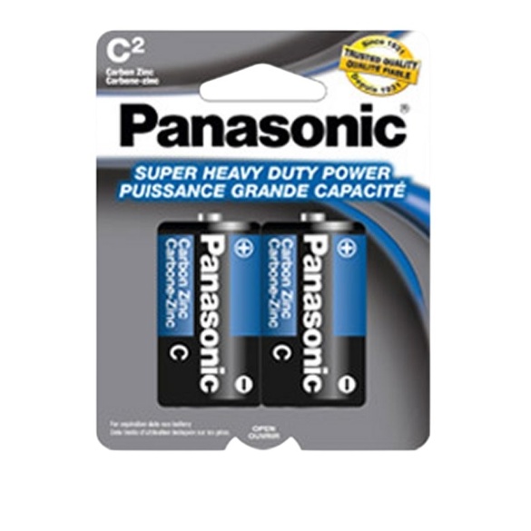 2pk Panasonic C BATTERIES