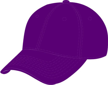 Solid Purple Ball Cap