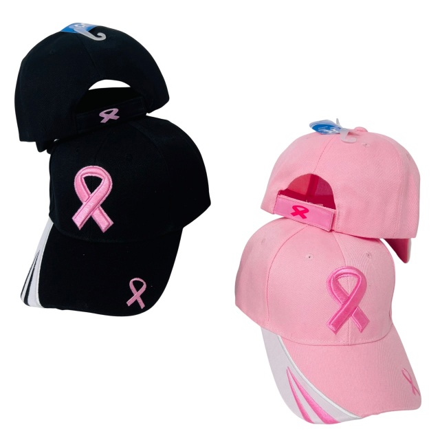BREAST CANCER Awareness Ribbon Hat