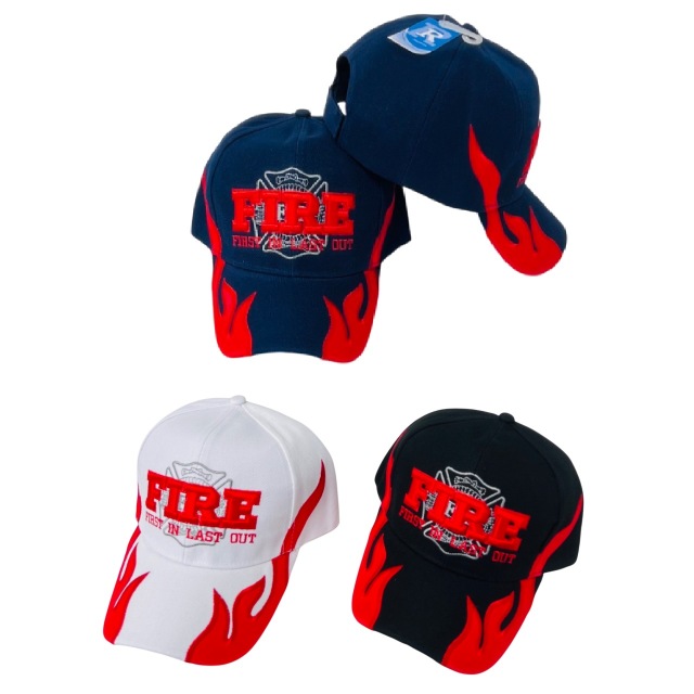FIRE Hat--First in Last Out [FlamEs on Bill]