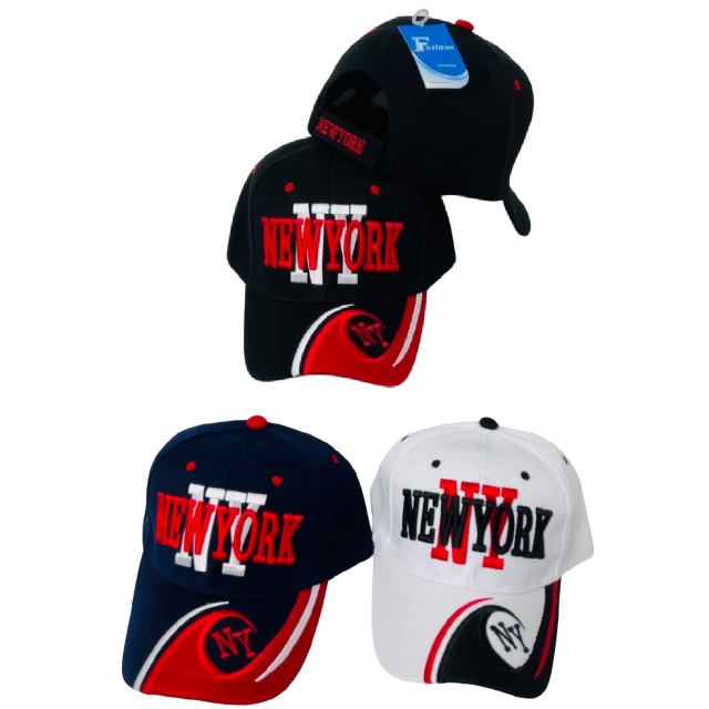 NEW YORK Hat ''NY'' [NY/Wave on Bill]