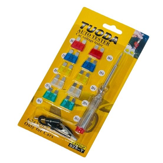 10pc AUTO Fuse with Tester