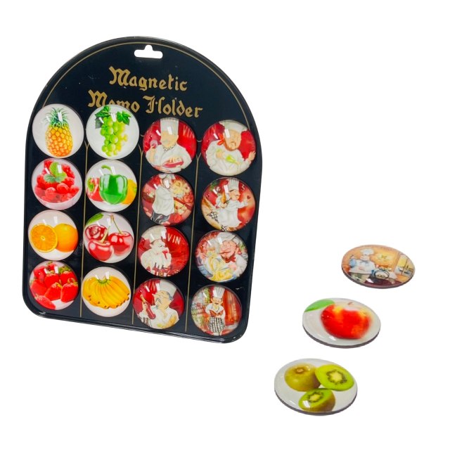 2'' Round Dome MAGNETS [Fruits & Kitchen]