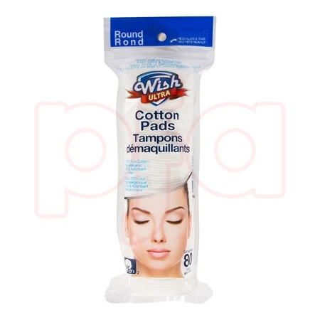80ct COTTON Pads [Round]