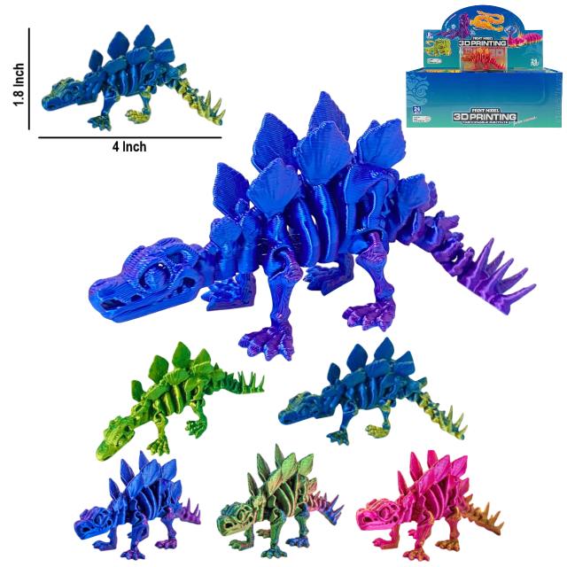 #  3D Printed Model [Stegosaurus]
