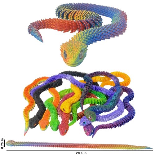 # 3D Printed Model [20.5'' Snake]