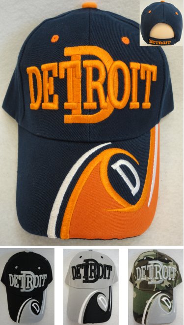DETROIT Hat ''D'' [D/Wave on Bill]