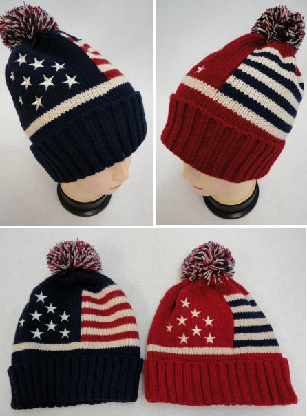 ..Toboggan HAT with Pompom [Americana]
