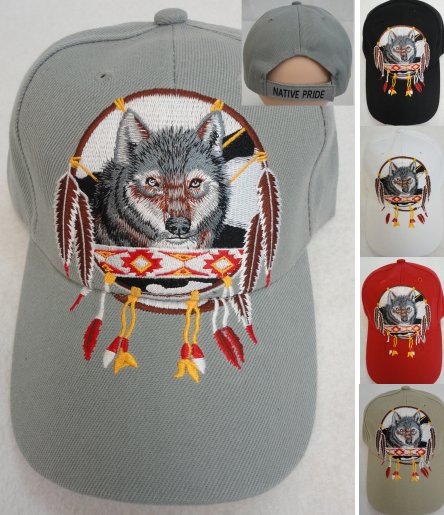 Native Pride [Wolf] Hat