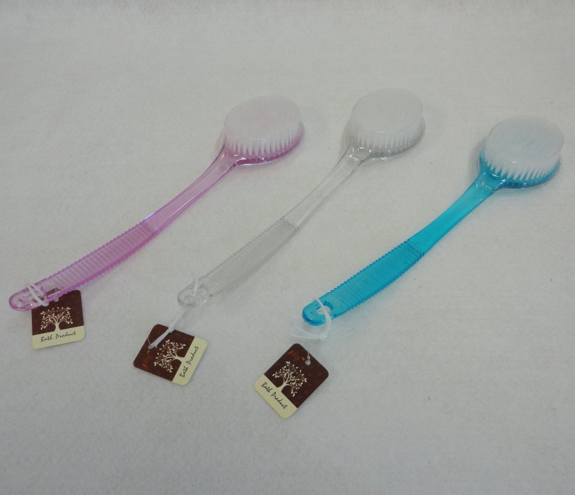 14'' Bath Brush with Plastic HANDLE
