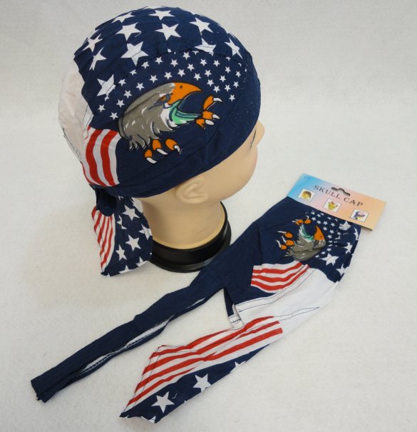 SKULL Cap-American Eagle with Talons