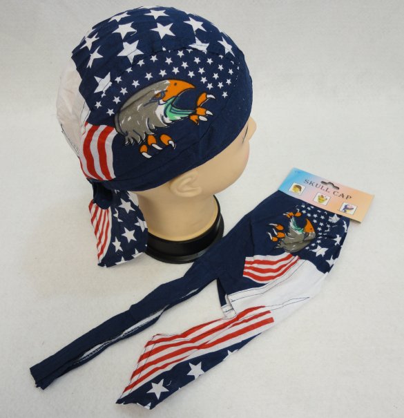 Skull Cap-American Eagle with Talons