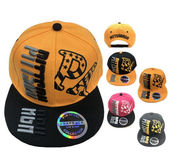 SnAp BAck FlAt Bill PITTSBURGH [STARs StripEs PA]