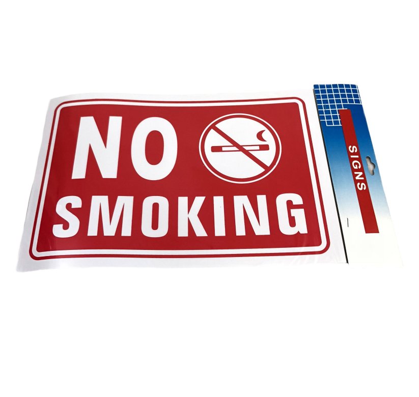 11.8''x7.9'' SIGN [NO SMOKING]