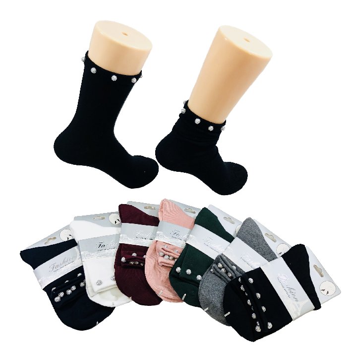 Ladies Fashion Socks [Pave/Disco Beads]
