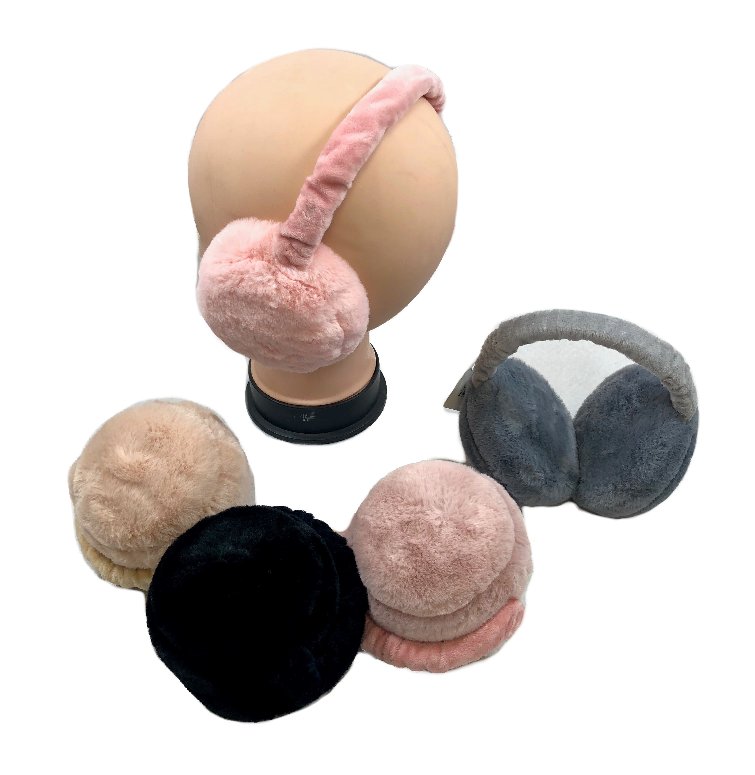 Adjustable PLUSH Earmuffs [Assorted Colors]