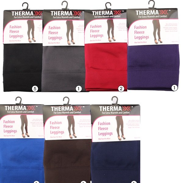 Fashion Fleece Leggings [ASSORTED Colors]