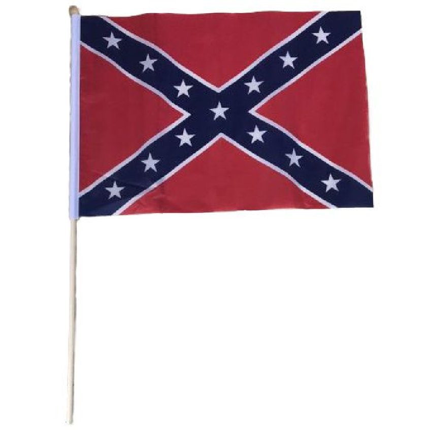 12''x18'' Stick FLAG [Rebel FLAG]