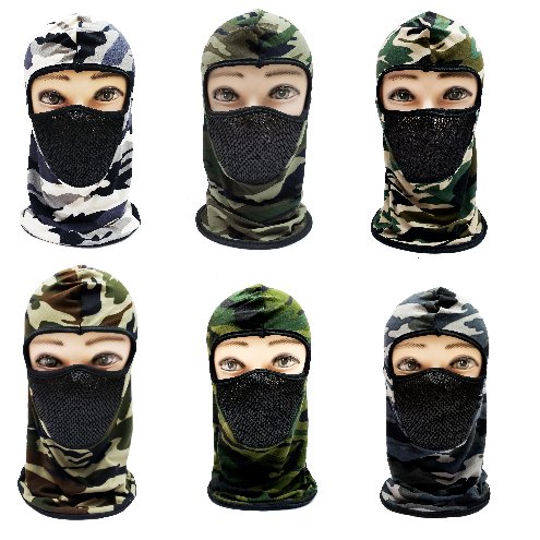 **Ninja Face Mask [CAMO with Mesh Front]