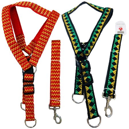 48'' Cushioned Leash & Harness Set-Extra Large [Pattern]