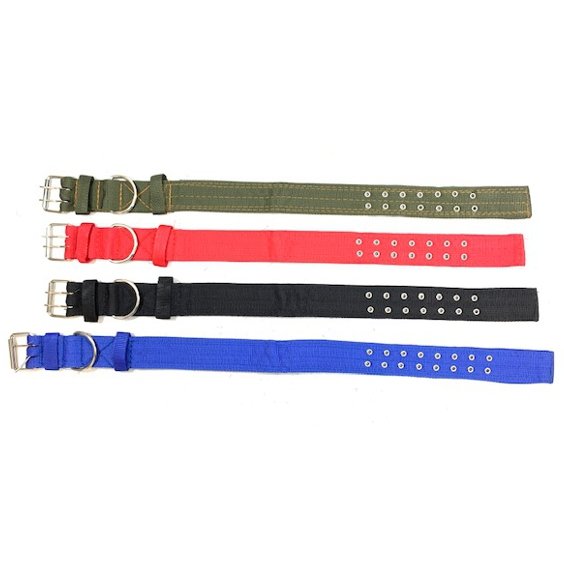 30'' Nylon Dog Collar [2'' Wide] Double BUCKLE