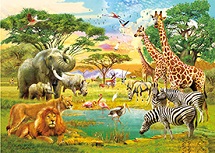 3D Picture 9772--Noah's Ark ANIMALs