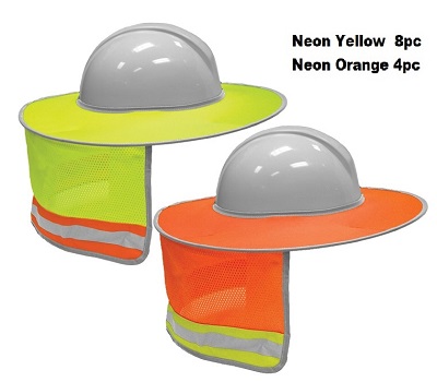 High Visibility Formed Cap COVER with Mesh Flap