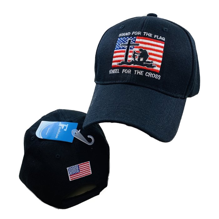 . Stand for the FLAG/Kneel for the Cross Hat