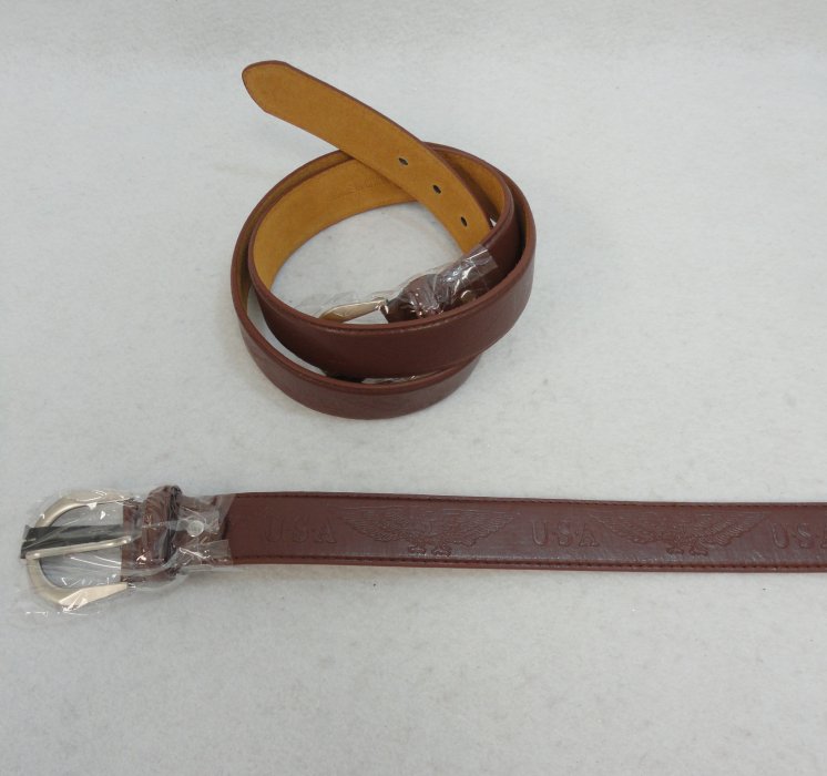 BELT--Wide Brown [USA/Eagle] L Only