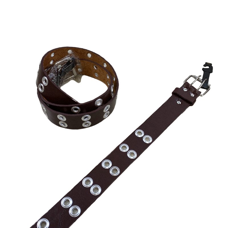 BELT--Wide Brown [Large Holes] All Sizes