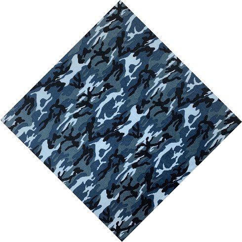 Bandana-Blue Camo