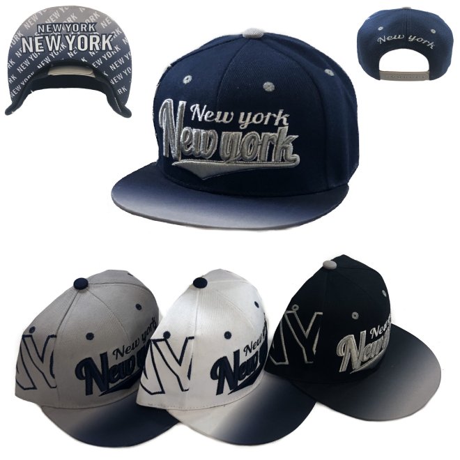 Snap Back Flat Bill/NEW YORK [Fade Top/Printed Bottom Bill]