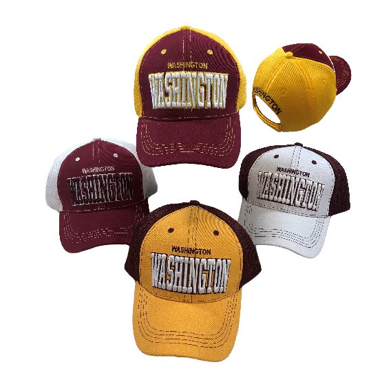 AIR Mesh Back/Solid Front Ball Cap [WASHINGTON]