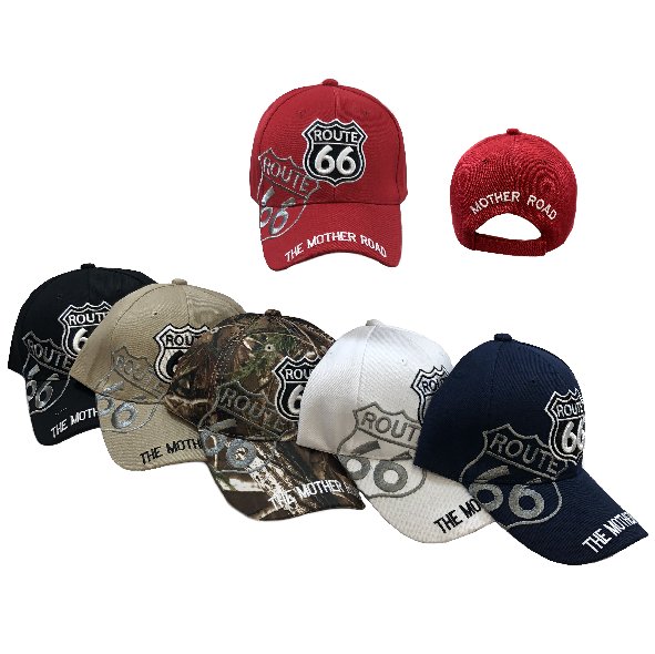 ROUTE 66 Ball Cap [Shadow]-The Mother Road