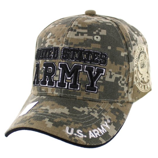 Licensed Camo UNITED STATES ARMY Hat [Shadow Seal]