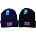 Embroidered Knitted Cuff Hat [Rebel FLAG]