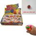 .Clear Silicone Squeeze Ball with Colorful Beads