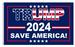 * .  3'X5' FLAG Trump 2024 SAVE AMERICA!