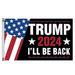 * .  3X5' FLAG Trump 2024 I'll Be Back