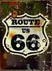 16''x12'' Metal Sign- Rustic Route 66