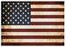 16''x12'' Metal Sign- Antique American Flag