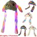 .Plush Hat with Flapping Ears & 20 LED Lights [Bunny & UNICORN]
