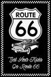 11.75''x8'' Metal Sign- Get Your Kicks on Route 66