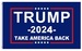 * . 3'X5' FLAG Trump 2024 TAKE AMERICA BACK! [Air Shipped]