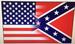 3'X5' Half and Half Confederate/American FLAG