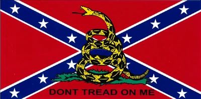 3 X 5 FLAG Dont Tread On Me Confederate