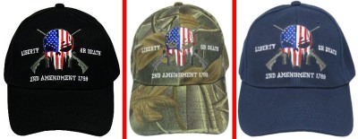 Liberty or Death 2nd Amendment 1789 Cloth Hat